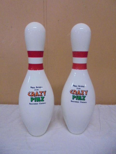 2 Crazy Pinz Bowling Pins
