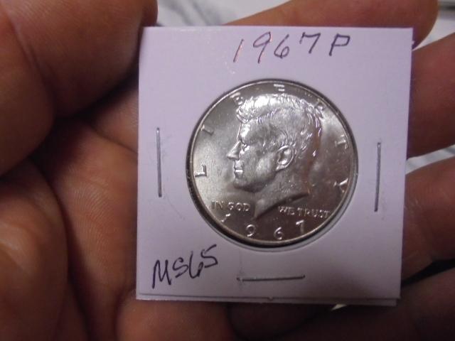 1967 P Mint 40% Silver Kennedy Half Dollar