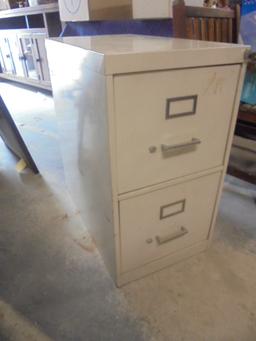 2 Drawer Steel File Cabinet w/ Keys