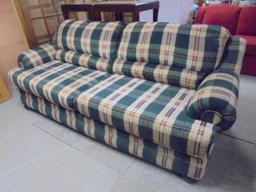 Beautiful Kroeler Plaid Sofa