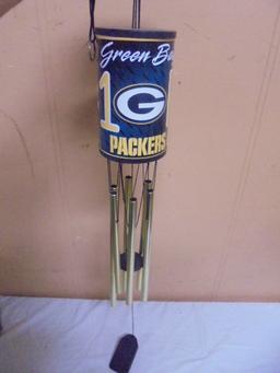 Set of Green Bay Packers Windchimes