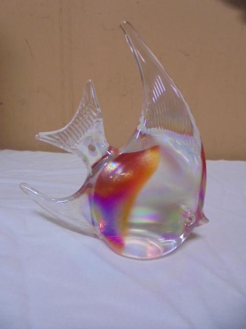 Beautiful Art Glass Fish Paperweight