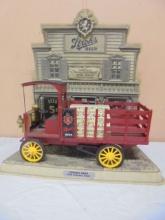 Vintage Stroh's Beer Advertisement Piece w/ 1910 Delivery Truck