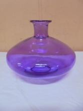 Purple Art Glass Vase