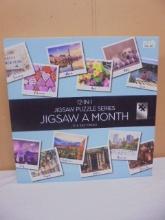 12-in-1 Jigsaw Puzzle Series Jigsaw a Month