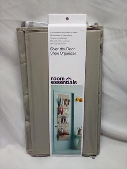 Room Essentials Over the Door Shoe Organizer.