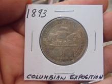 1893 Columbia Exposition Silver Half Dollar