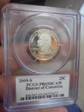 2009 S Mint Proof District of Columbia Quarter