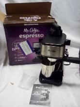Mr. Coffee Espresso Coffee Maker.