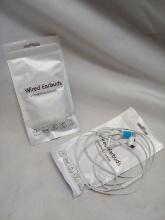 2 Pairs of Lightening Plug (iPhone) Earbuds