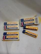 3 Packs of 2 Vanilla Bean Burts Bees Lip Balm