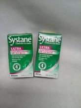 Systane Lubricant Eye Drops. Qty 2- 4ML Bottles.