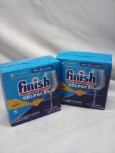 2 Boxes of 38 Finish Orange Scented Gelpacs
