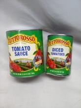 Tuttorosso Tomato Sauce & Diced Tomatoes.