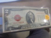 1928 Large Two Dollar Red Seal Note