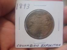 1893 Columbian Exposition Silver Half Dollar