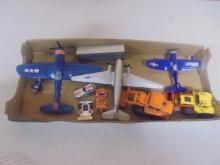 Group of Die Cast Toy Planes-Cars-More