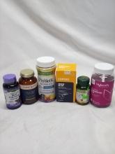 6Pc Lot of Various Vitamins