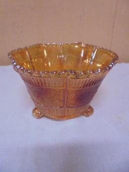Vintage Marigold Sower by Lea Pattern 3 Footed Sugar Bowl