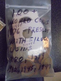 100+ Foreign Coins