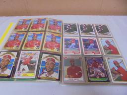 Large Group of Ozzie Smith Baseball Cards