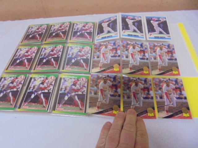 Large Group of Ozzie Smith Baseball Cards