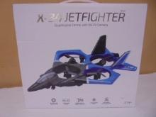 X-34 Jetfighter Quadcopter Drone w/ Wi-Fi Camera