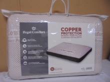 Regal Comfort Copper Protection Memory Foam Pillow
