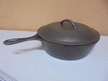 Lodge 10.5in Cast Iron Chicken Fryer w/ Lid