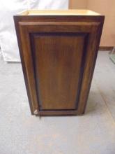Solid Wood Wall Cabinet w/ 2 Shelves