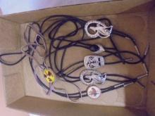 Group of 6 Vintage Men's Bolo Ties