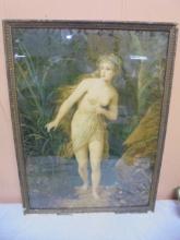 Bbeautiful Framed Antique Print