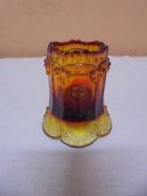 Vintage Glass Toothpick Holder