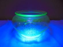Vintage Green Depression Uranium Glass Bowl