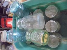 Large Group of Vintage Quart & Pint Canning Jars