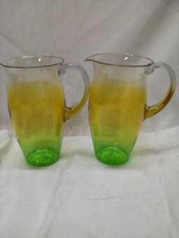 Qty 2 Plastic Pitcher 52oz