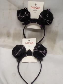 Qty 2 Cat & Jack Cat Headbands