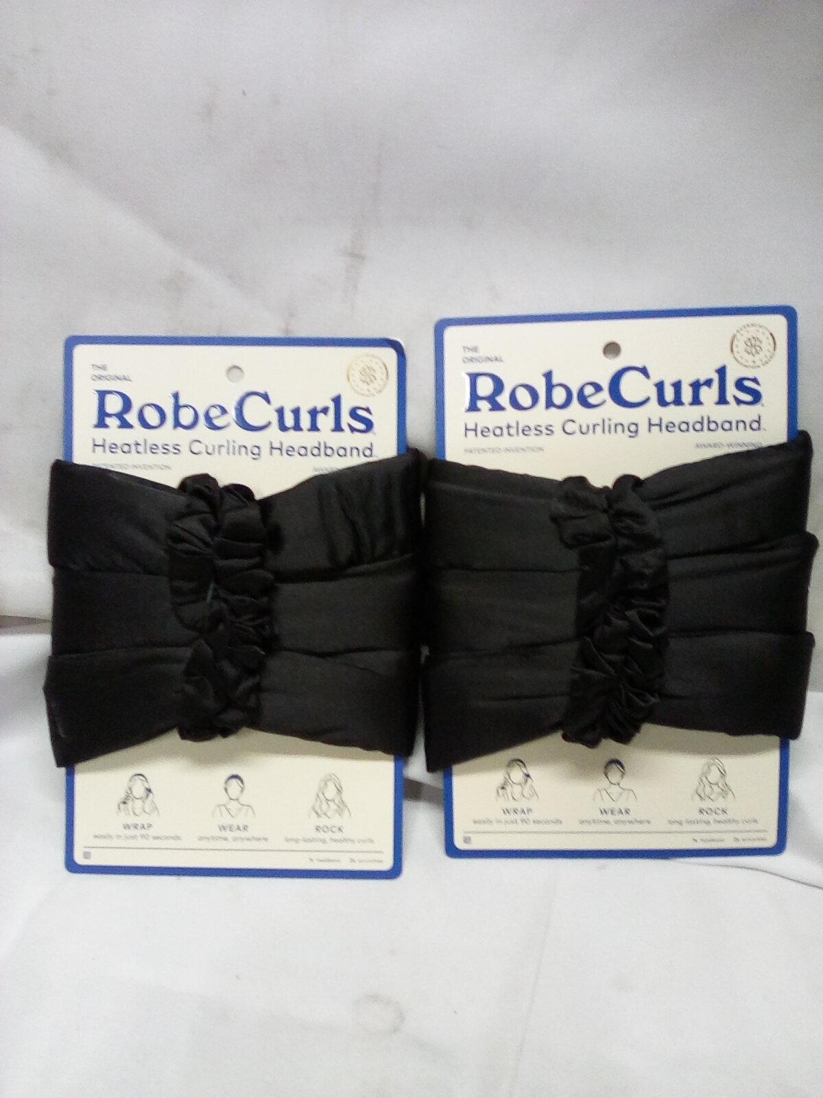 Qty 2 RobeCurls Heatless Curling Band