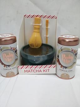 Matcha Kit with 2 loose leaf vanilla chai tea