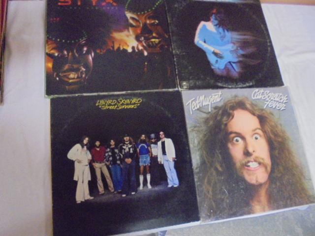 Group of 16 LP Rock Albums