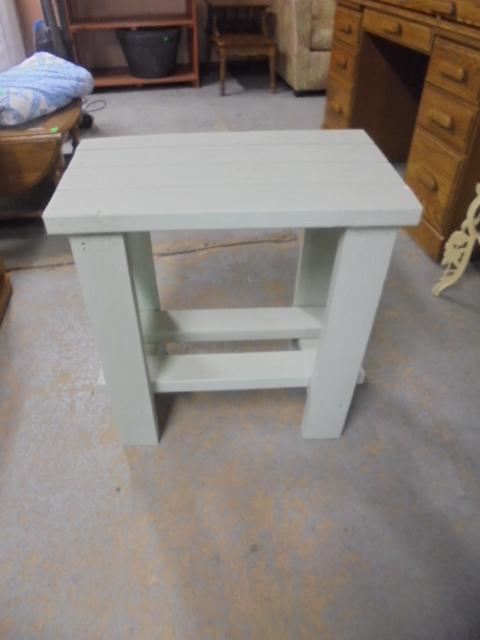 Painted Solid Wood Potting Bench