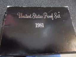 1981 US Mint Proof Set
