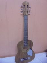 Metal & Wood Guitar Wall Art