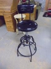 Adjustable Height Shop Stool