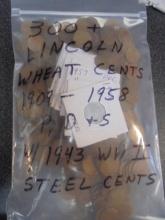 300+ Lincoln Wheat Cents
