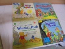Group of 12 Vintage Disney Land Record Albums w/ Books