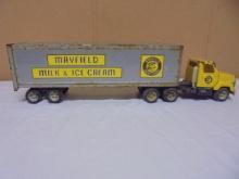 Vintage Pressed Steel Mayfield Milk & Ice Cream Semi