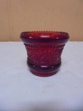 Vintage Summit Art Glass Ruby Red Glass Toothpick Holder