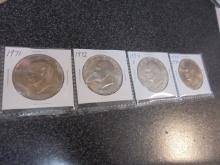 1971/1972/1974 D/1976 Eisenhower Dollars