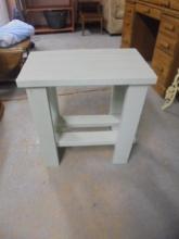 Painted Solid Wood Potting Bench